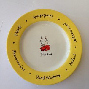 Taurus Pottery Barn 8-inch plate